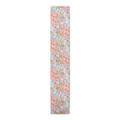 Painterly Florals Indoor/Outdoor Table Runner