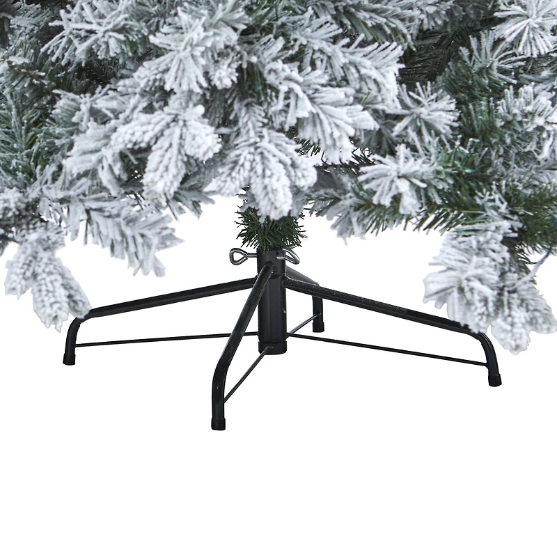 8ft. Pre-Lit Vermont Mixed Pine Artificial Christmas Tree, Clear LED Lights