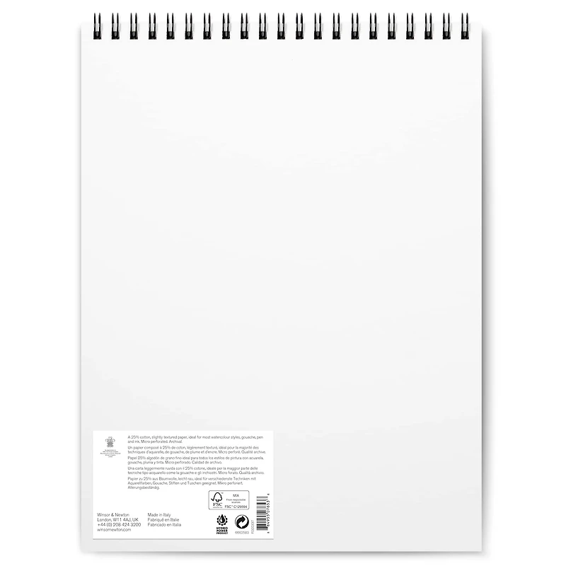 Winsor & Newton™ White Watercolour 140lb. Wire-Bound Paper Pad