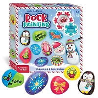 Creativity for Kids® Holiday Hide & Seek Rock Painting Kit
