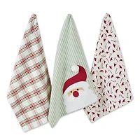 DII® Santa Dishtowel Set