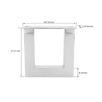 Dritz® Home Nickel Industrial Metal Legs, 2 Count