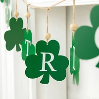 Glitzhome® St. Patrick's Metal Shamrocks Garland