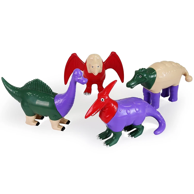 Popular Playthings® Magnetic Mix or Match® Dinosaur Version 2 Play Set