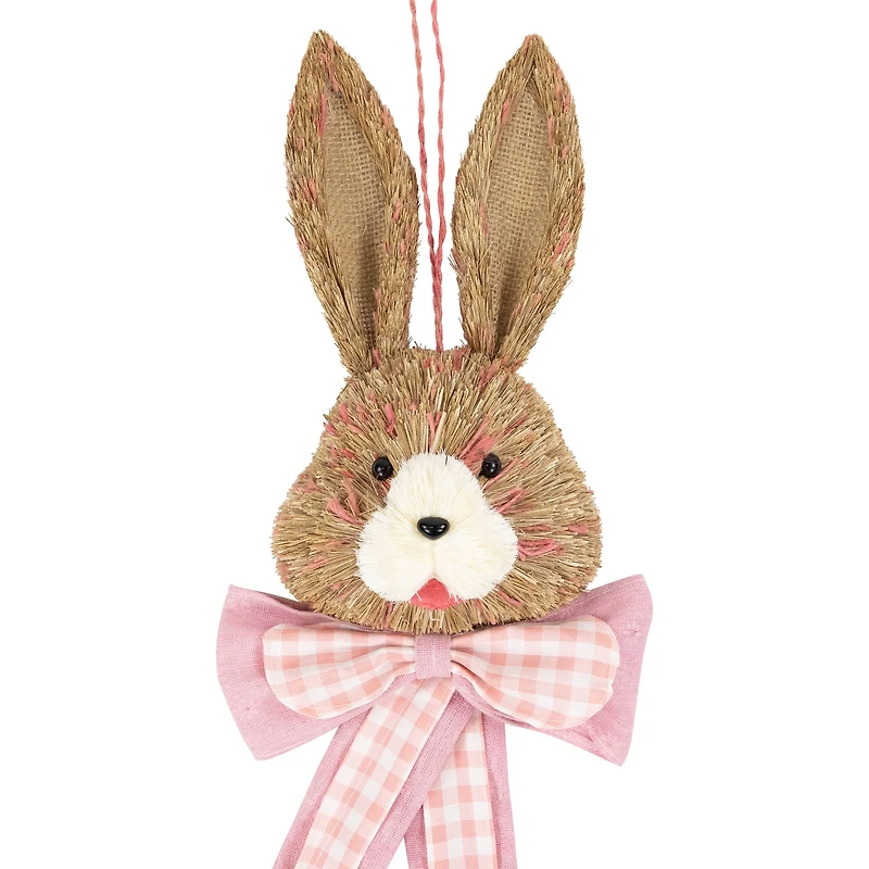 21" Easter Bunny with Bow Hanging Wall Decoration