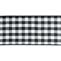 2.5" x 25ft. Wired Gingham Ribbon by Celebrate It