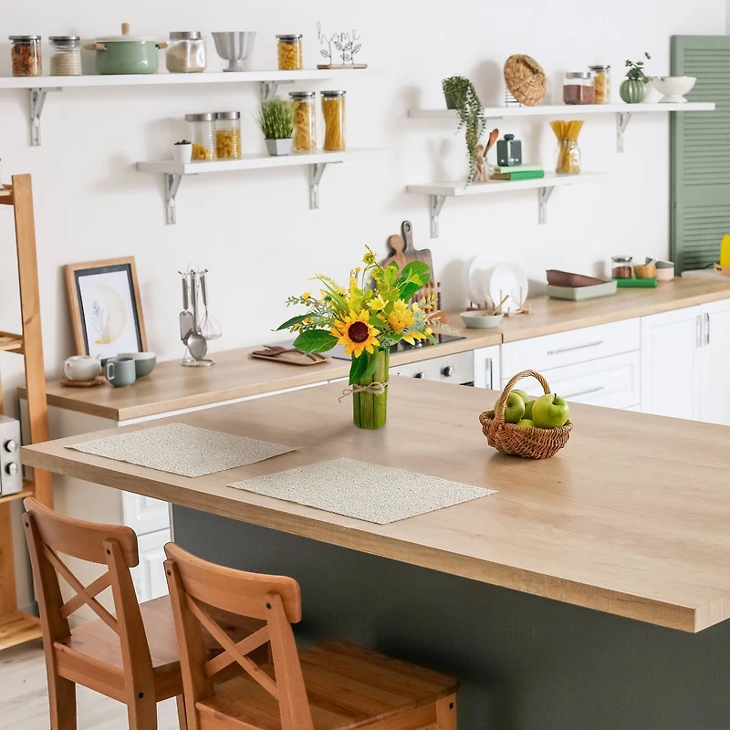 16'' Green and Yellow Sunflower Floral Bouquet