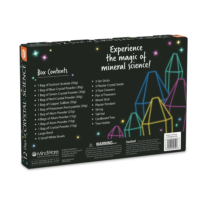 MindWare® 12 Days of Crystal Science
