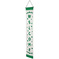 71" Welcome St. Patrick's Day Porch Door Hanging Banner Set