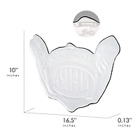 NHRA® Flames Logo Embossed Shaped Metal Wall Sign