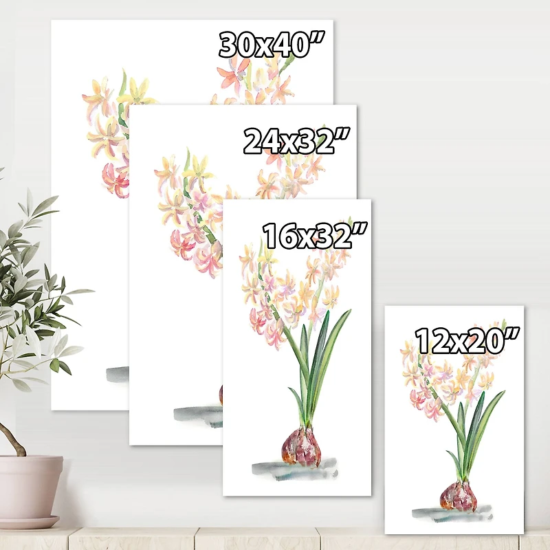 Designart - Blossoming Hyacinth In Spring