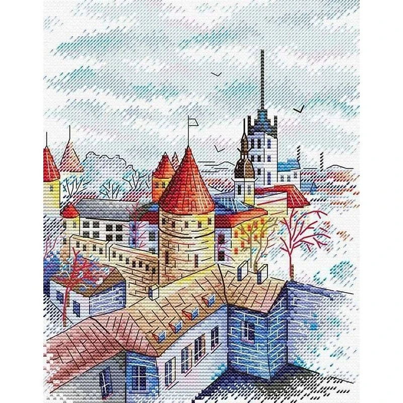 MP Studia Towers Cross Stitch Kit