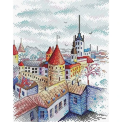 MP Studia Towers Cross Stitch Kit