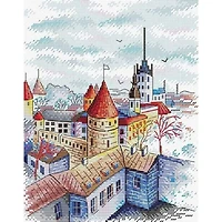 MP Studia Towers Cross Stitch Kit