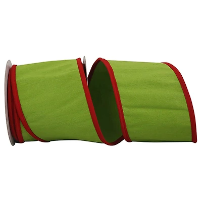 Reliant 4" x 5yd. Deluxe Dupioni Folded Heavy Wired Ribbon