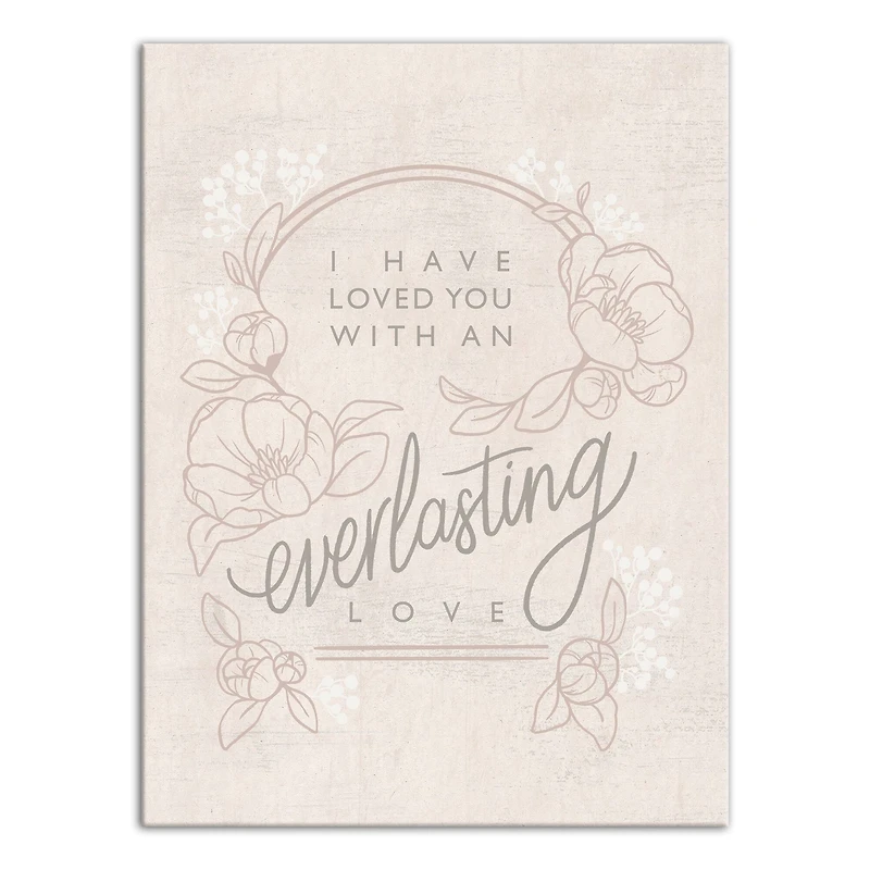 Everlasting Love 12" x 16" Canvas Wall Art