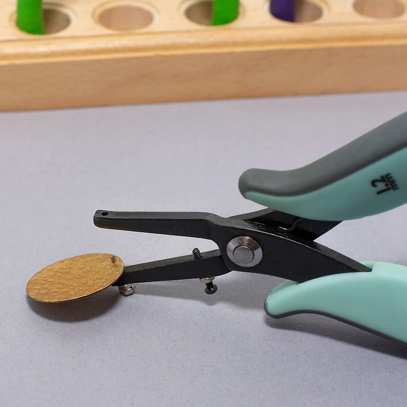 The Beadsmith® 1.25MM Punch Plier with Gauge Guard
