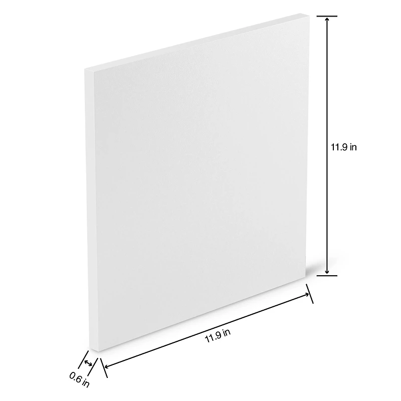 12 Pack: FloraCraft® SmoothFōM® 12" x 12" x 5/8" White Foam Block