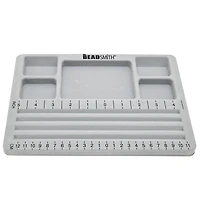 The Beadsmith® Travelers Bead Board With Lid, 7.75" x 11.25"