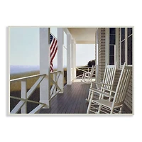Stupell Industries Americana Rocking Chair Cape Porch Wall Plaque
