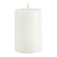 4" x 6" Oscillating Flame LED Pillar Candle by Ashland