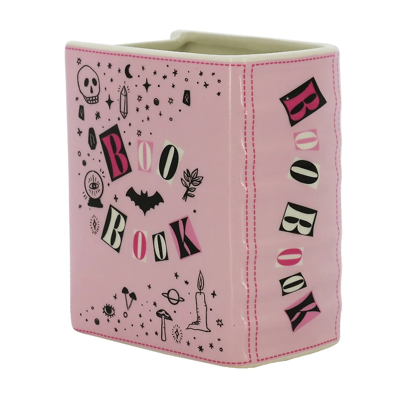 6" Pink Boo Book Decorative Ceramic Container by Ashland®