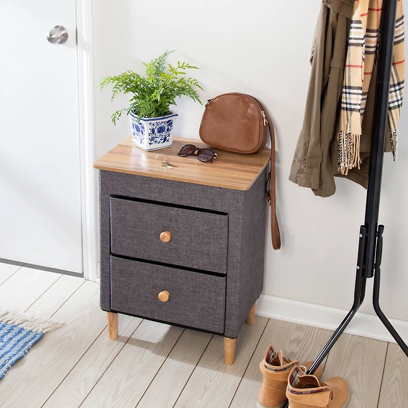 Honey Can Do 2 Drawer Fabric Storage Organizer