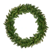 4ft. Pre-Lit Eastern Pine Artificial Christmas Wreath
