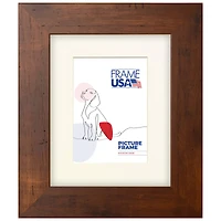 Frame USA Honey Wide Brown Single Image Picture Frame with Mat