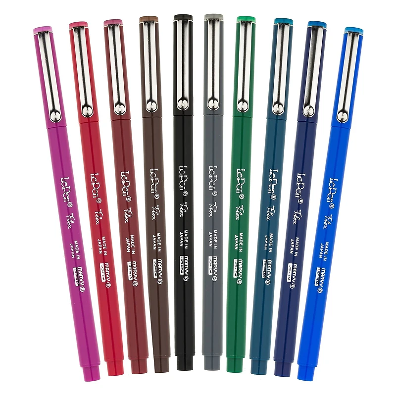 Marvy® Uchida LePen® Flex 10 Primary Pen Set