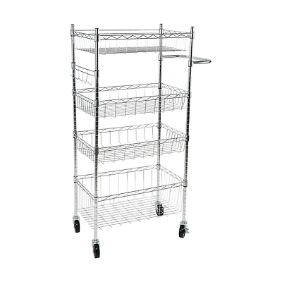 Organize It All 4 Tier Utility Cart