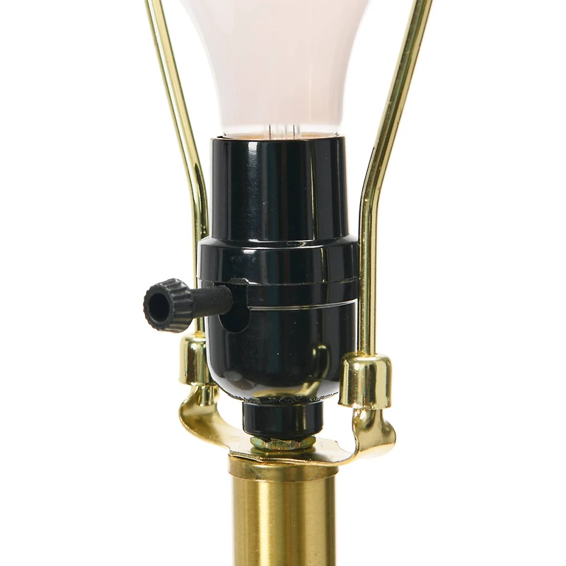 Hello Honey® 2ft. Striped Ceramic & Metal Desk Lamp