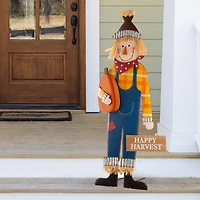 36" GlitzHome® Happy Harvest Scarecrow Yard Stake