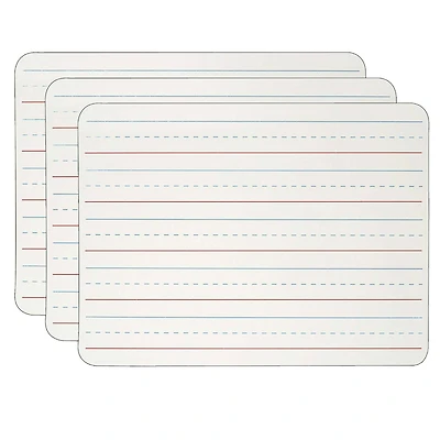 Charles Leonard Two-Sided Plain & Lined Magnetic Dry Erase Lap Boards, 3ct.