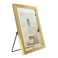 Expressions™ Gold Tabletop Float Frame by Studio Décor®