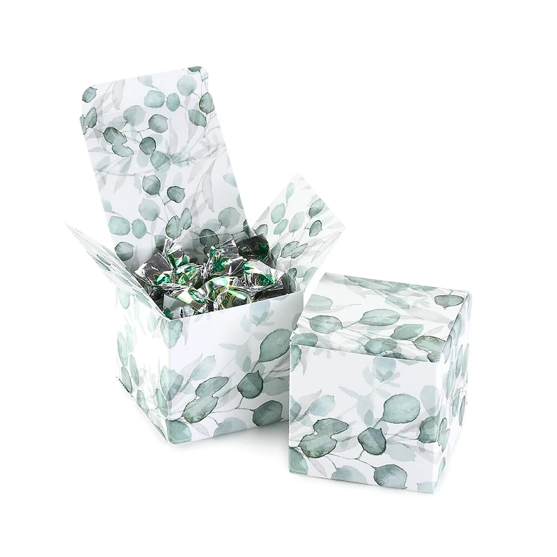 Hortense B. Hewitt Co. Greenery Bridal Shower Blank Favor Boxes, 25ct.