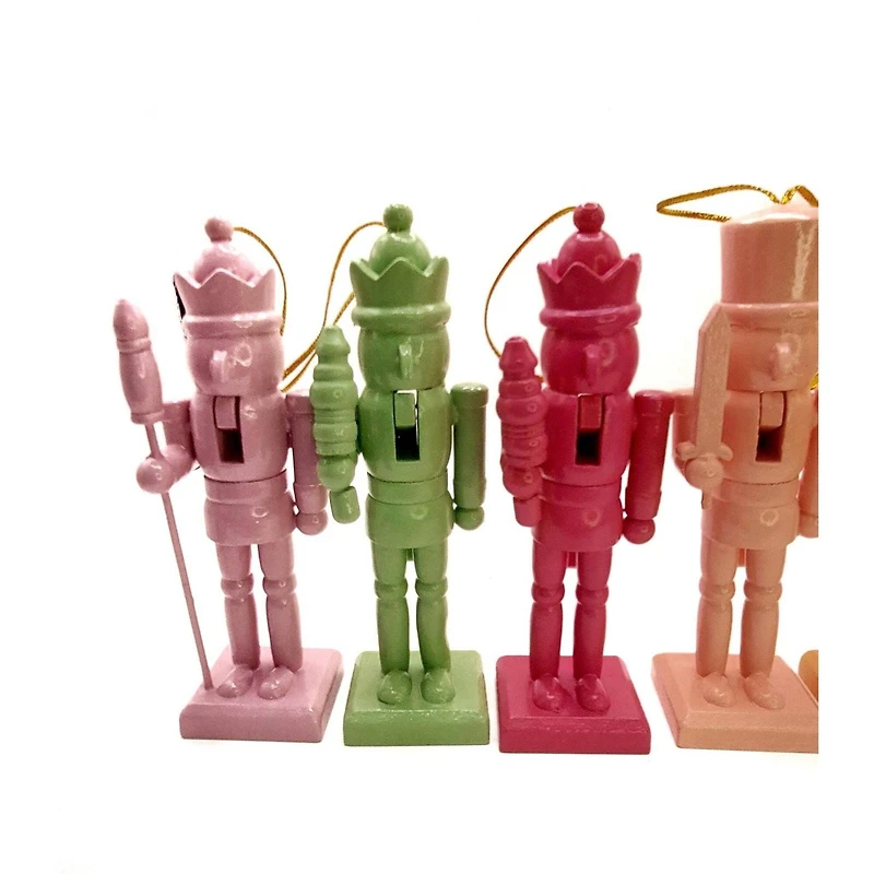 Wizardi Classic Wooden Nutcracker Decoration Set