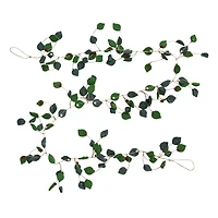 Hello Honey® 6ft. Green Leaves & Berries Handmade Felt Garland