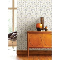 NuWallpaper Wilder Gray Peel & Stick Wallpaper