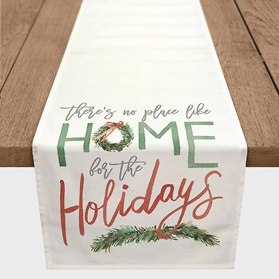 Home for the Holidays 16" x 90" Cotton Twill Runner