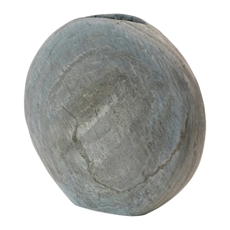 Hello Honey® 10" Gray Natural Slate Vase