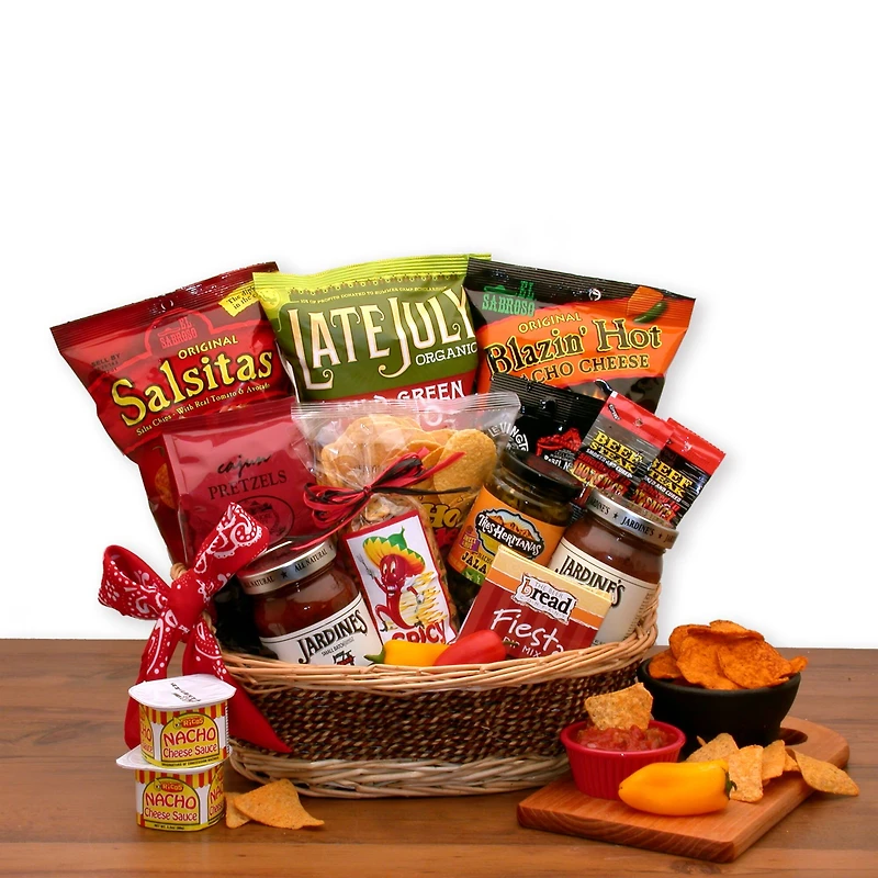 A Little Spice Gourmet Salsa & Chips Gift Basket