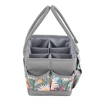 Everything Mary Daisy Floral Print Sewing Store & Tote Craft Organizer