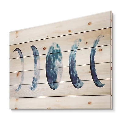 Designart - Magic Blue Moon Phases
