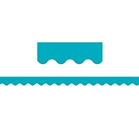 Teacher Created Resources® Teal Solid Scalloped Border Trim, 210ft.