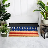 Americana Stars & Stripes Coir Outdoor Doormat