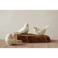 Hello Honey® Distressed White Finish Bird Set
