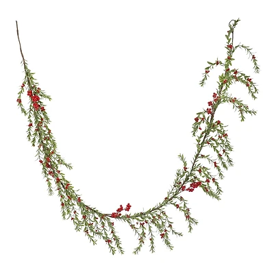 6ft. Red Berry & Greenery Garland by Ashland®