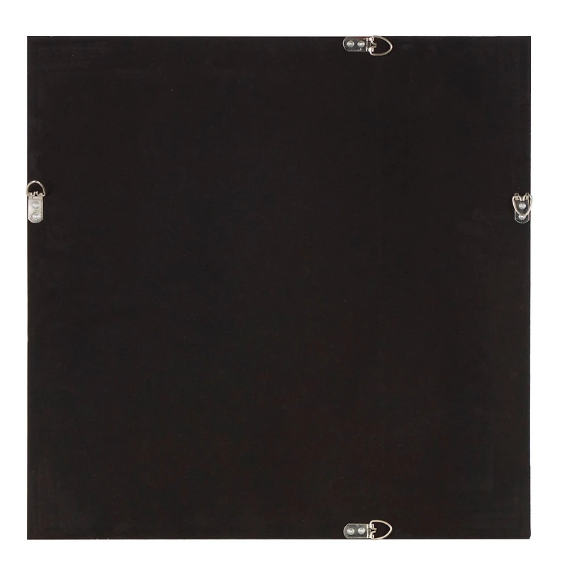 22" x 22" Dark Blue Resin Starfish Cluster Shadow Box with Linen Backing