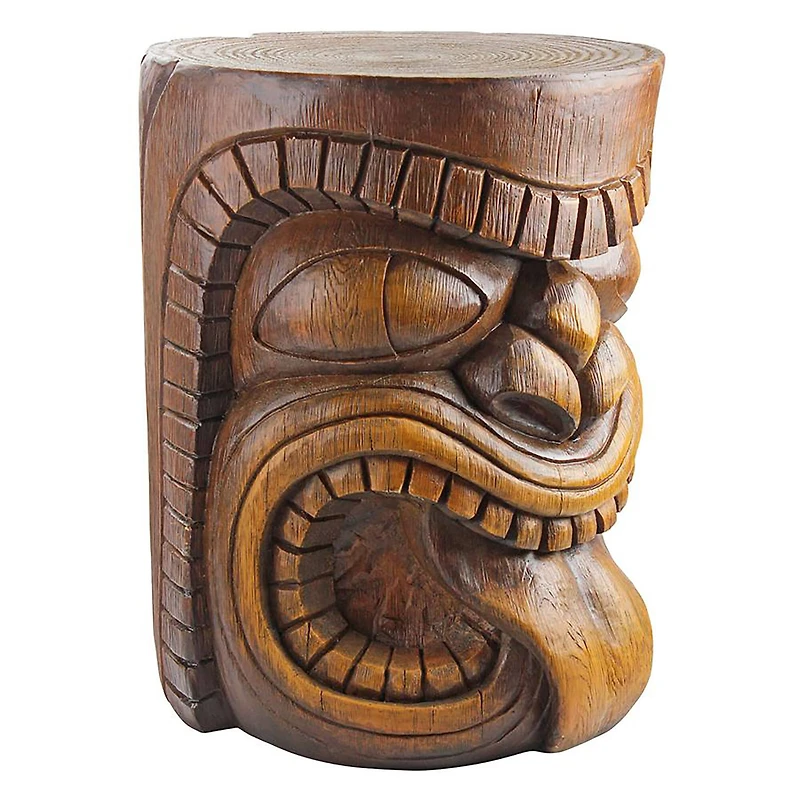 Design Toscano 20.5" The Lono Grand Tiki Sculptural Table